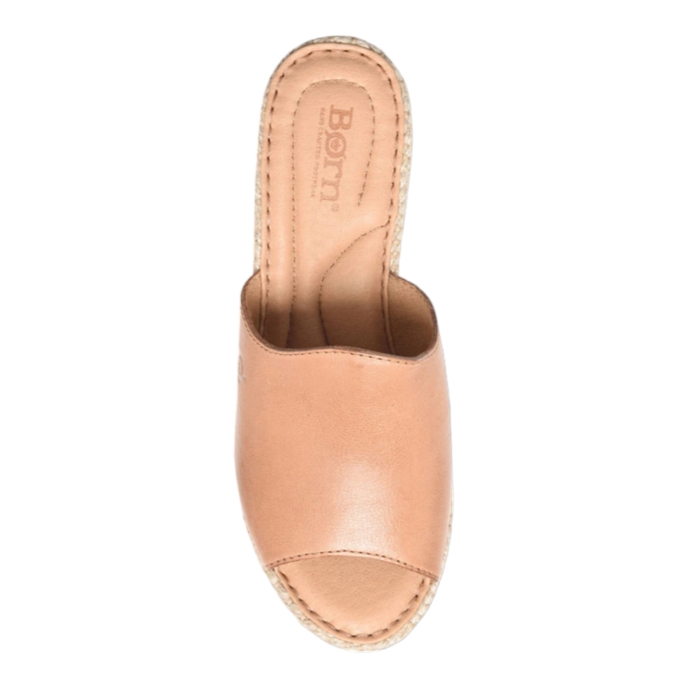 Børn Natural Lilah Leather Espadrille  Women Size 11 - Picture 4 of 8